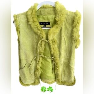 Revue suede fur vest S
